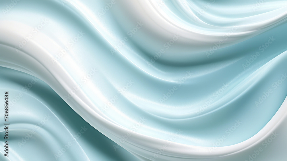 Smooth and elegant waves of sky blue satin fabric, perfect for luxury textile backgrounds. Smooth and elegant waves of sky blue satin fabric, perfect for luxury textile backgrounds.