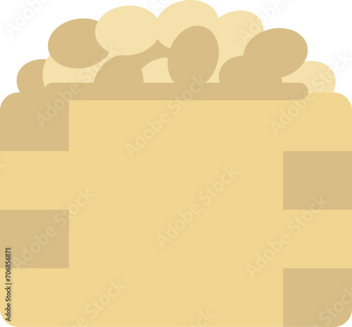 節分の福豆のアイコンのイラスト