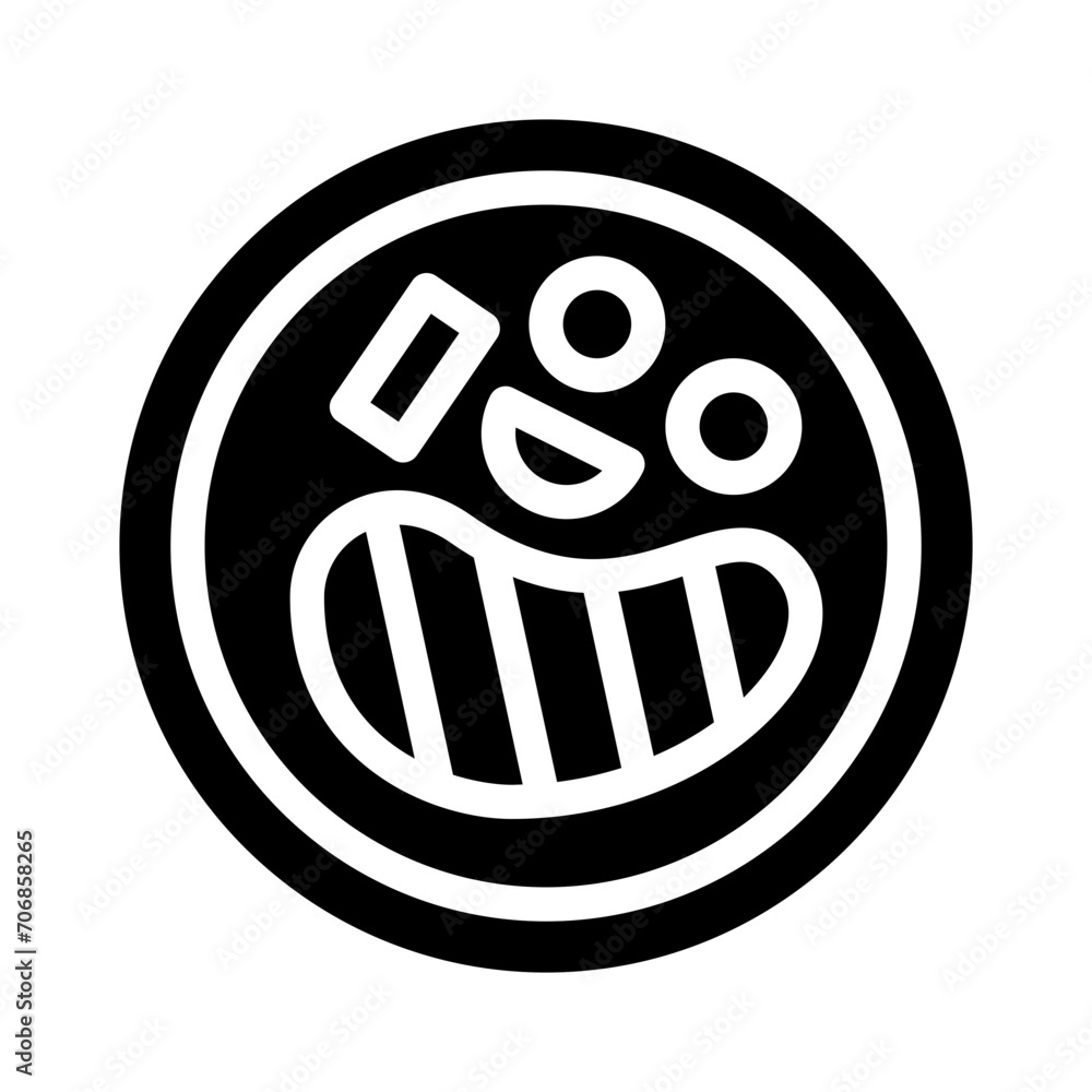 steak glyph icon steak glyph icon