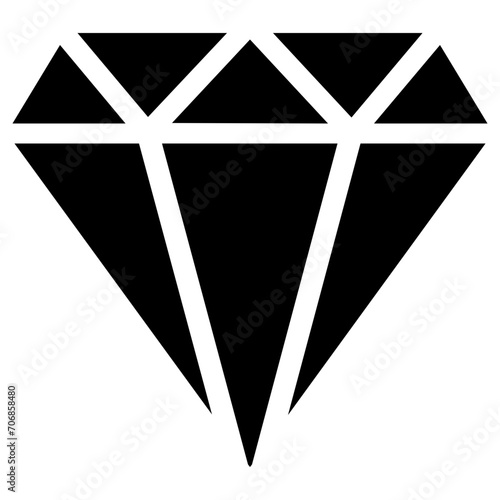 diamond icon, vector illustration, simple design, best used for web, banner or presentation