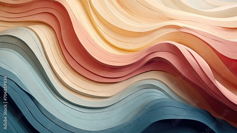 A close up of a colorful abstract painting of wavy lines, This asset features vibrant, undulating lines in a close-up view. Suitable for backgrounds, art prints, and creative design projects. A close up of a colorful abstract painting of wavy lines, This asset features vibrant, undulating lines in a close-up view. Suitable for backgrounds, art prints, and creative design projects.