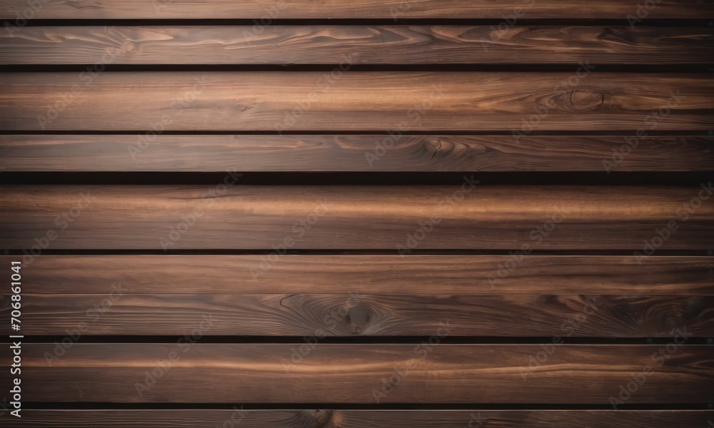 Dark brown wooden texture and background Horizontal slats with space for copy by ai generated Dark brown wooden texture and background Horizontal slats with space for copy by ai generated