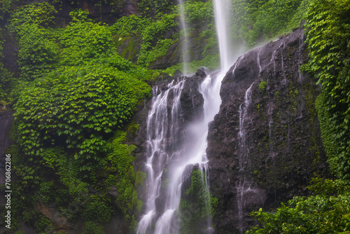 Sekumpul Waterfall in Bali Island  Indonesia