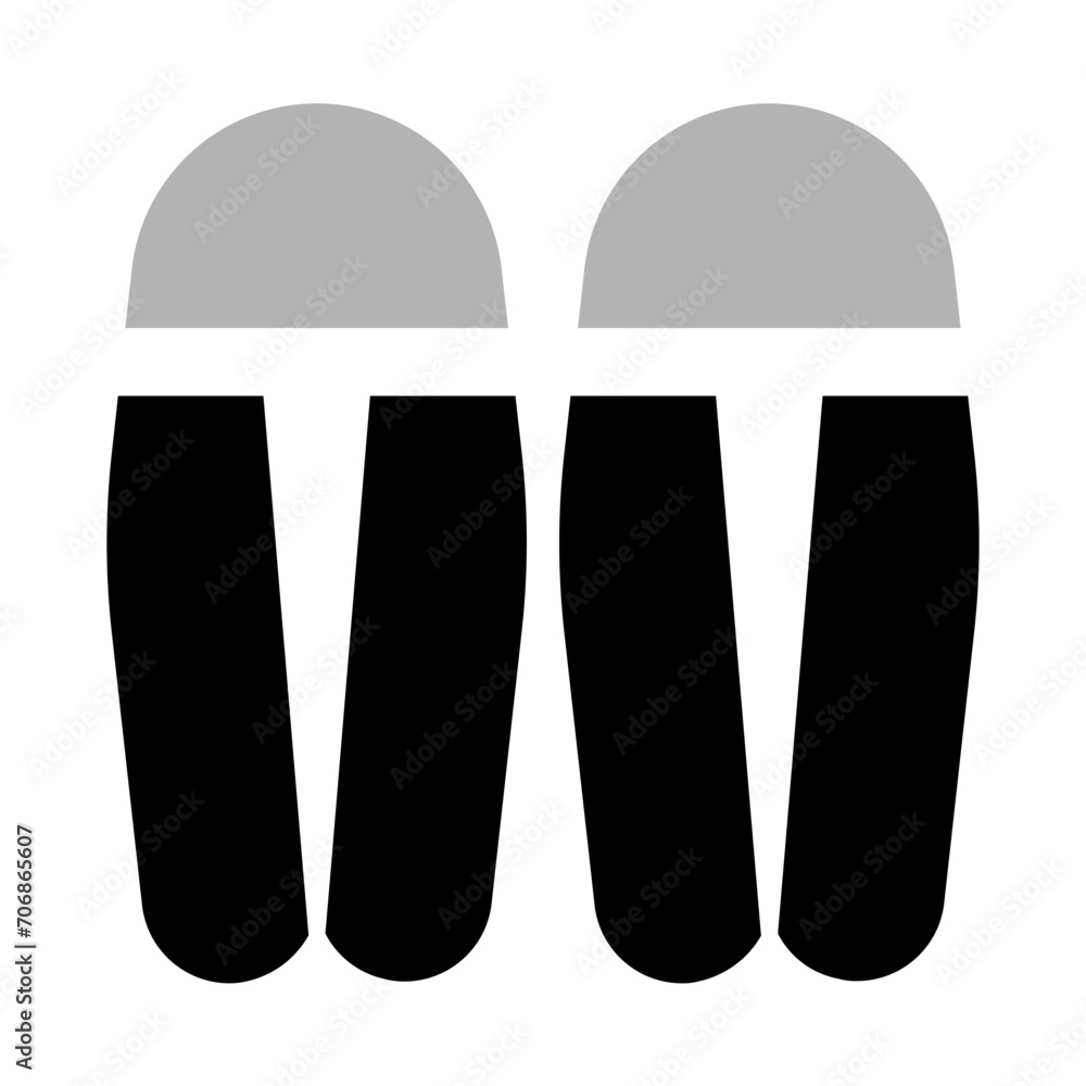 Fototapeta premium Keeper Pads Duotone Icon