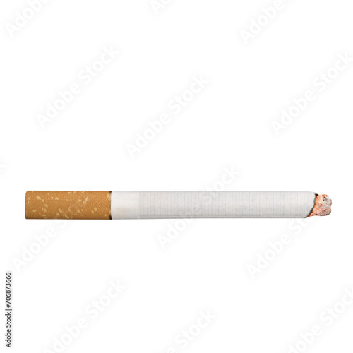 Smoking cigarette png sticker, transparent background