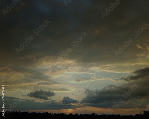 time lapse of clouds in the sky