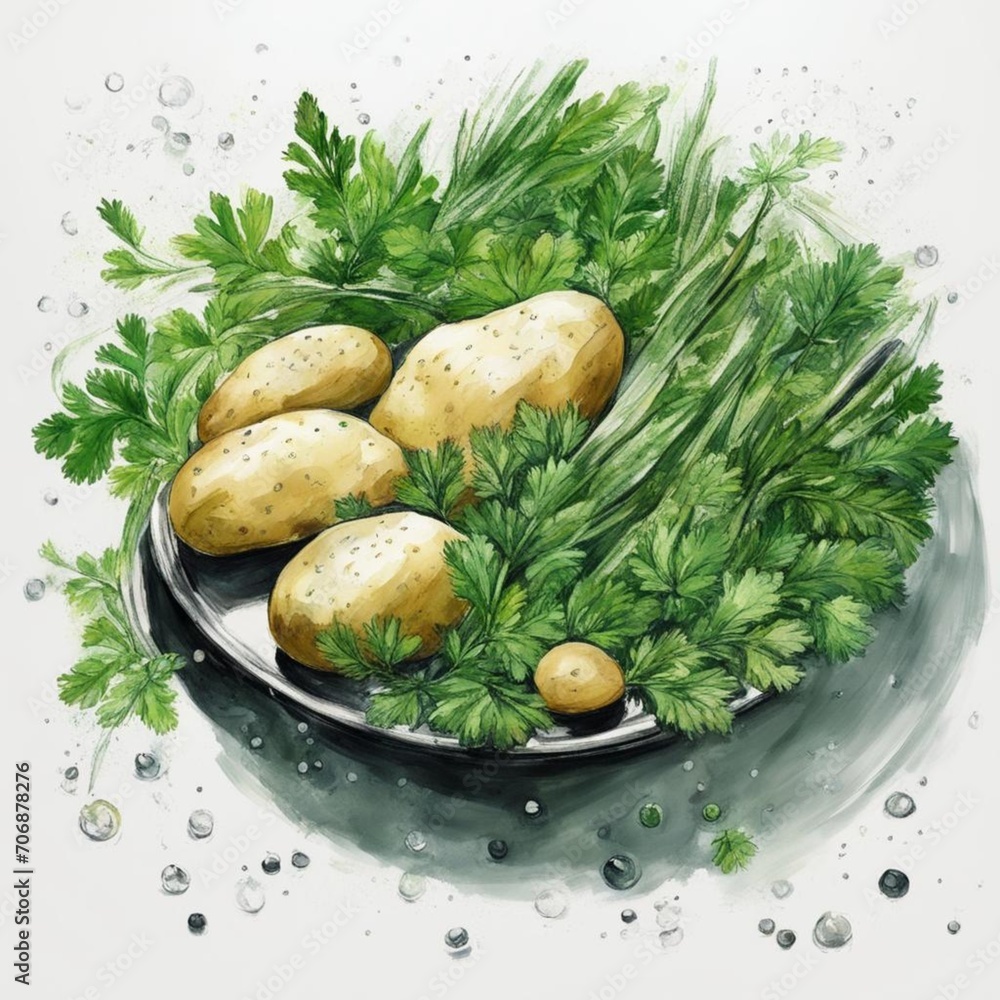 potatoes with dill