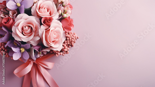 Beautiful Colorful Bouquet of Decorative Flowers © Salman