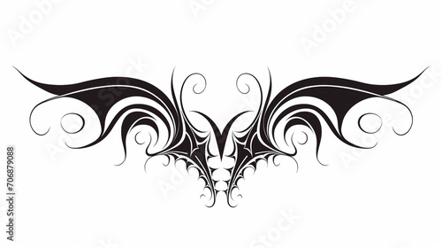 Tribal Tattoos. designs  tattoos  designs  outlines  art  bat pictures  Generate AI.