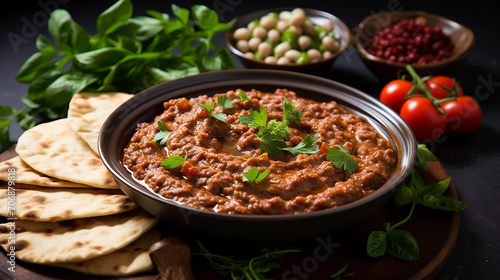 fava beans dip traditional egyptian middle eastern