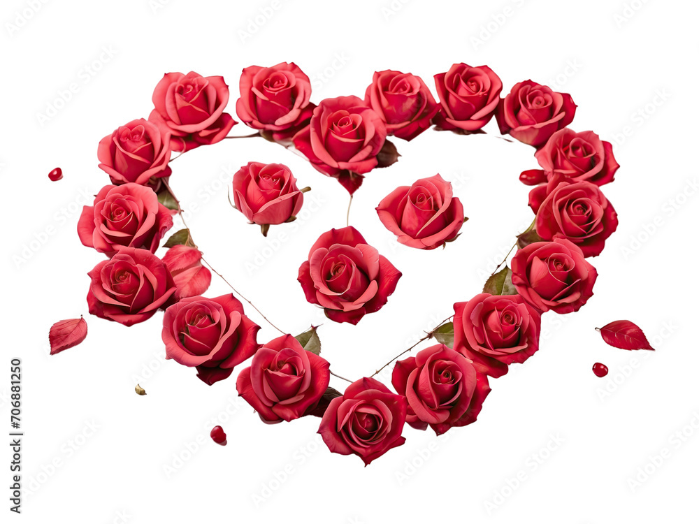 Valentine decoration isolated on a Transparent Valentine decoration isolated on a Transparent