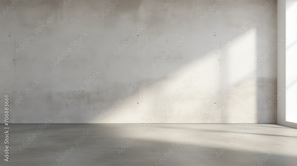 Minimalistic abstract light grey wall background for product presentation with sunlight shadow Minimalistic abstract light grey wall background for product presentation with sunlight shadow