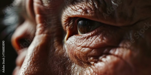 A detailed close-up of a person's eye. Perfect for illustrating concepts related to vision, emotions, or beauty.