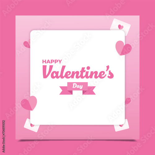 Happy Valentine's Day Square Banner Designs Design Card Templates for Valentines Day