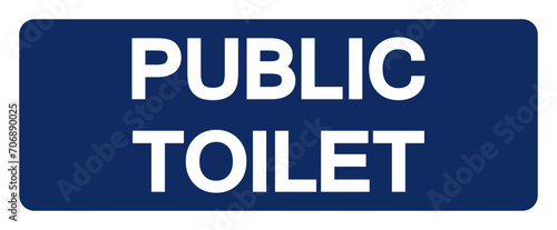 Public Toilet Symbol Sign,Vector Illustration, Isolated On White Background Label. EPS10