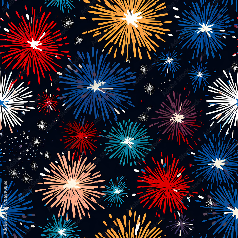 Firecracker Burst Pattern Firecracker Burst Pattern