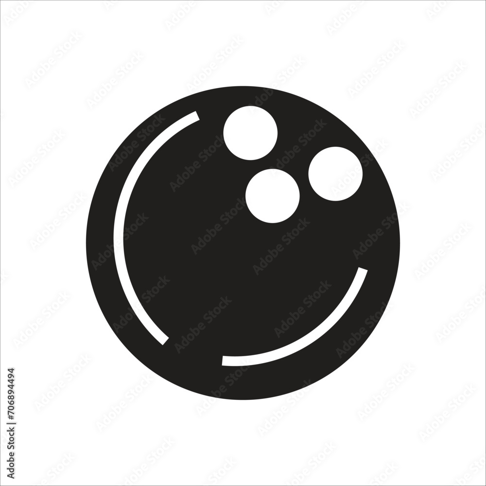bowling ball vector icon line template bowling ball vector icon line template