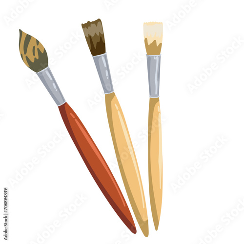 Paintbrush vector illustration