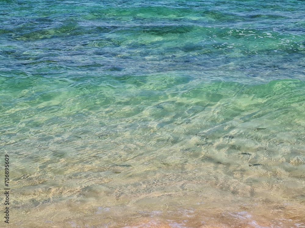 Obraz premium White beaches and beautiful blue sea.