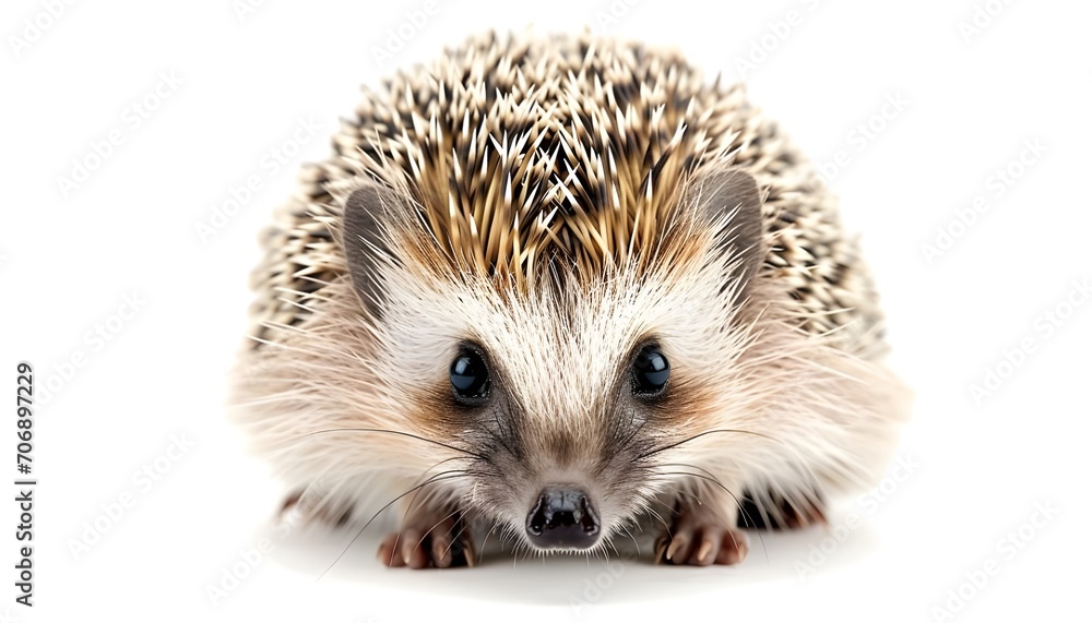 Obraz premium hedgehog isolated on white background