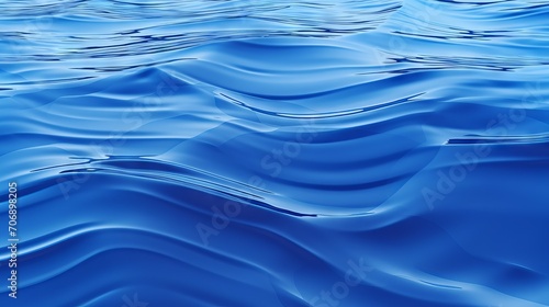 Blue wavy background. 3d rendering, 3d illustration. Generative AI
