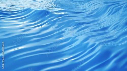 abstract blue water background with some smooth lines in it (see more in my portfolio) Generative AI
