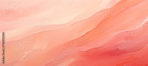 Dynamic and serene peach fuzz waves in a modern abstract pattern for a inviting and modern aesthetic photo