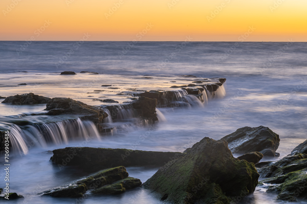 Sunset on the Trafalgar coast in Barbate - Cadiz