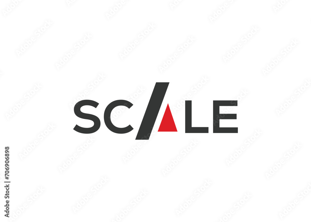 Scale letter mark logo design vector template Scale letter mark logo design vector template