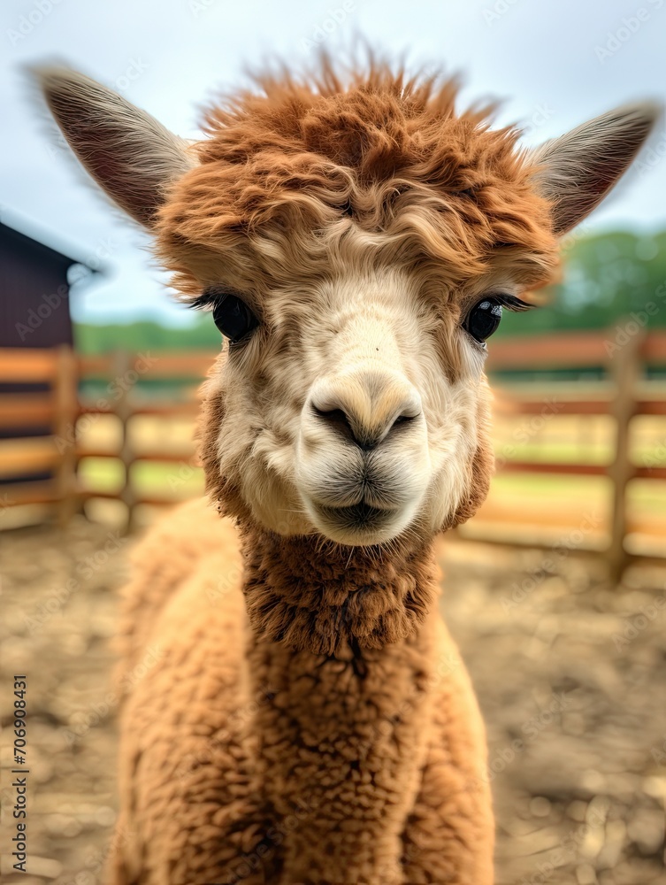 Obraz premium Alpaca Farming: A Lucrative Investment Opportunity in the Country