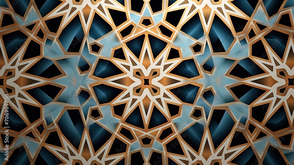 Background with traditional islamic pattern. 3d rendering, Background with traditional islamic pattern. 3d rendering,