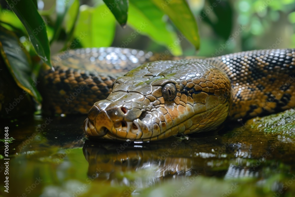 Anaconda background . Anaconda background .