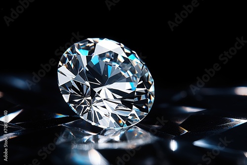 Diamond on black shine color, Collection of many different natural gemstones amethyst, lapis lazuli, rose quartz, citrine, ruby, amazonite, moonstone, labradorite, chalcedony, blue topaz