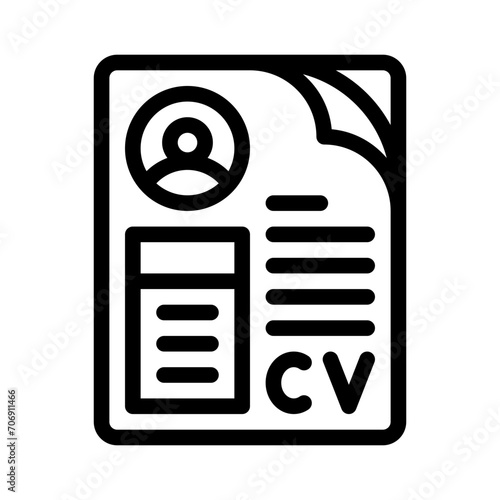 cv line icon