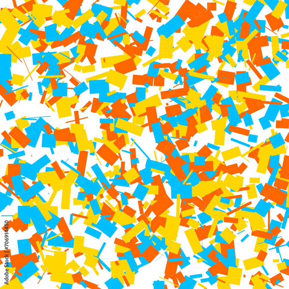 Obraz premium An abstract cut out transparent confetti particle texture design element.