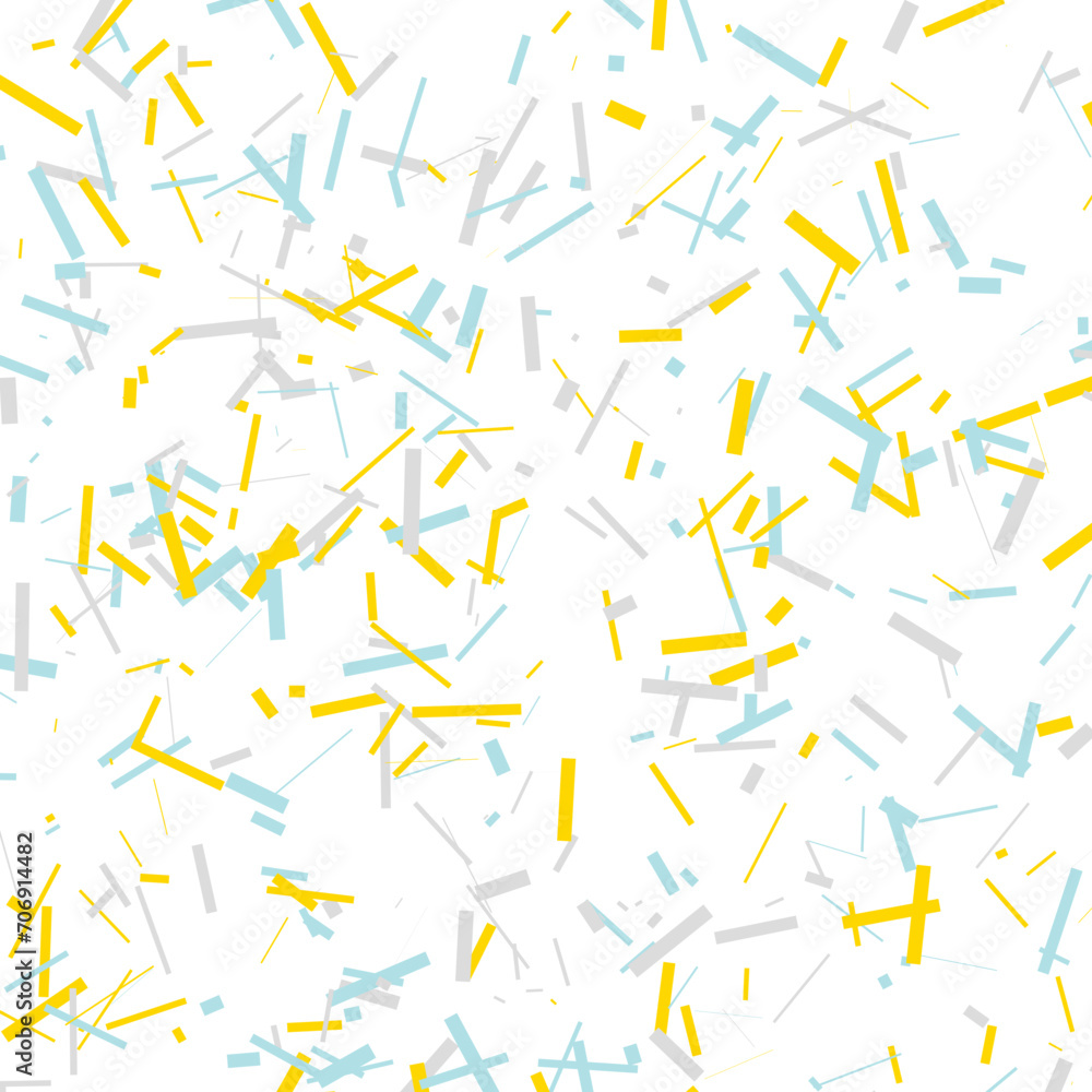 An abstract cut out transparent confetti particle texture design element.