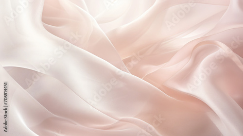 Pearlescent organza material