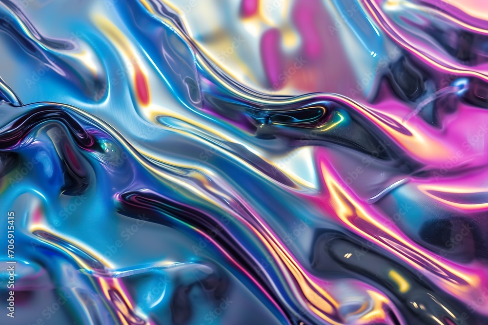 Metallic abstract wavy liquid background Metallic abstract wavy liquid background