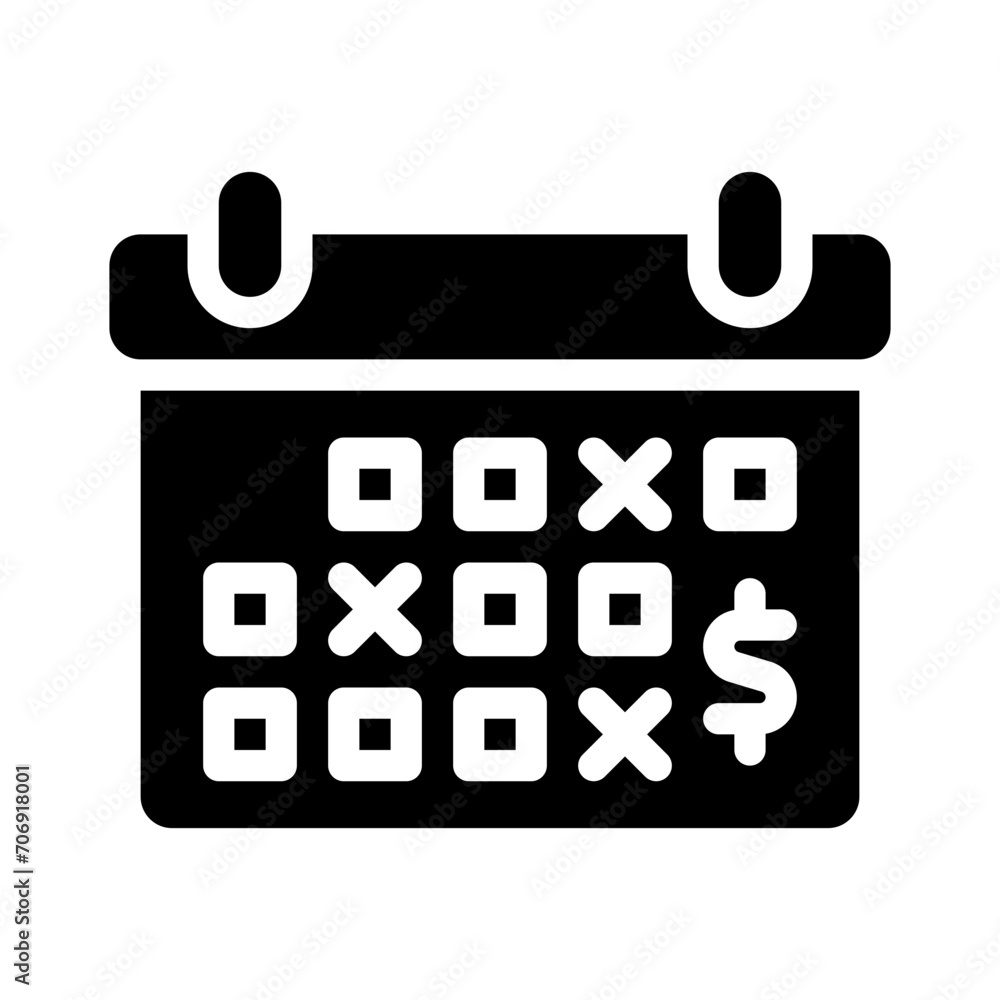 calendar glyph icon calendar glyph icon