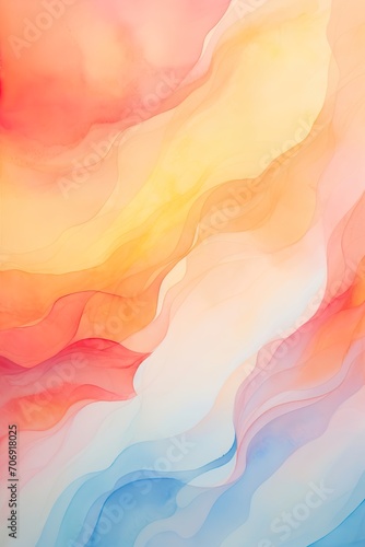 Abstract watercolor paint background illustration - Soft pastel color