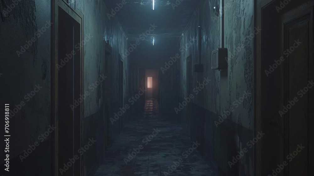 The Desolate Hallway A Haunting Journey