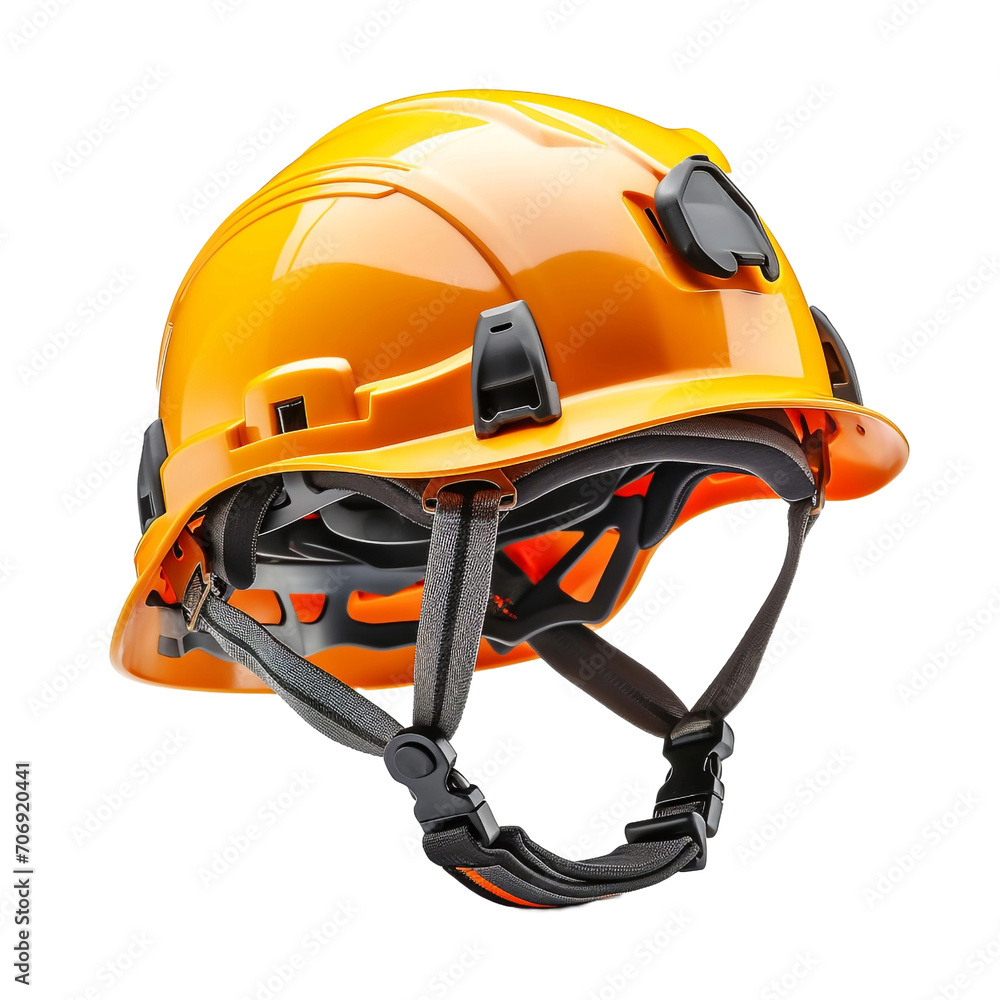 Fototapeta premium Helmet for safety isolated on transparent background