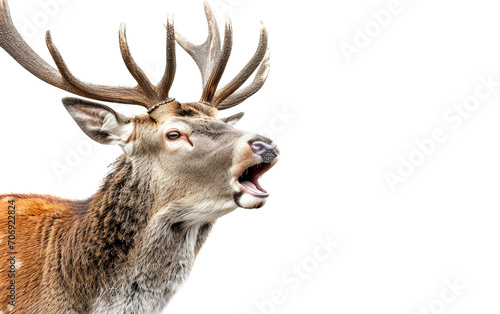 Deer Call On Transparent Background.