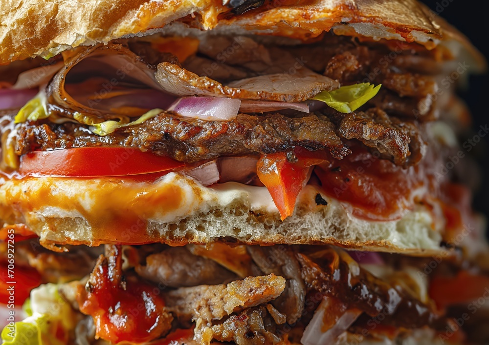 Epic Dawn: Hyper-Realistic Close-Up of Doner Kebab – Street Food Photography with Ultra-Wide Angle & Depth of Field Epic Dawn: Hyper-Realistic Close-Up of Doner Kebab – Street Food Photography with Ultra-Wide Angle & Depth of Field