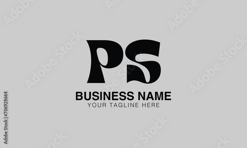 PS p ps initial logo | initial based abstract modern minimal creative logo, vector template image. luxury logotype logo, real estate homie logo. typography logo. initials logo