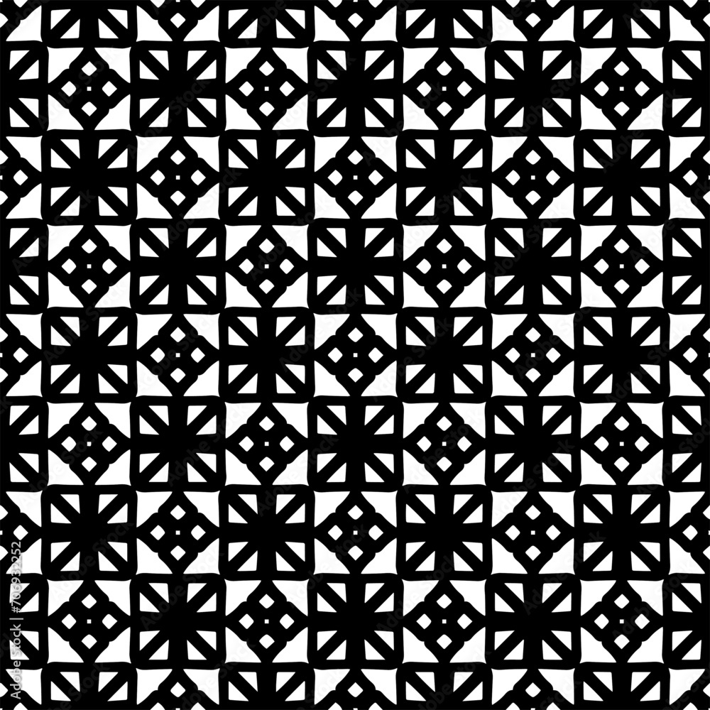 Monochrome pattern, Abstract texture for fabric print, card, table cloth, furniture, banner, cover, invitation, decoration, wrapping.seamless repeating pattern.Black and white color. Monochrome pattern, Abstract texture for fabric print, card, table cloth, furniture, banner, cover, invitation, decoration, wrapping.seamless repeating pattern.Black and white color.