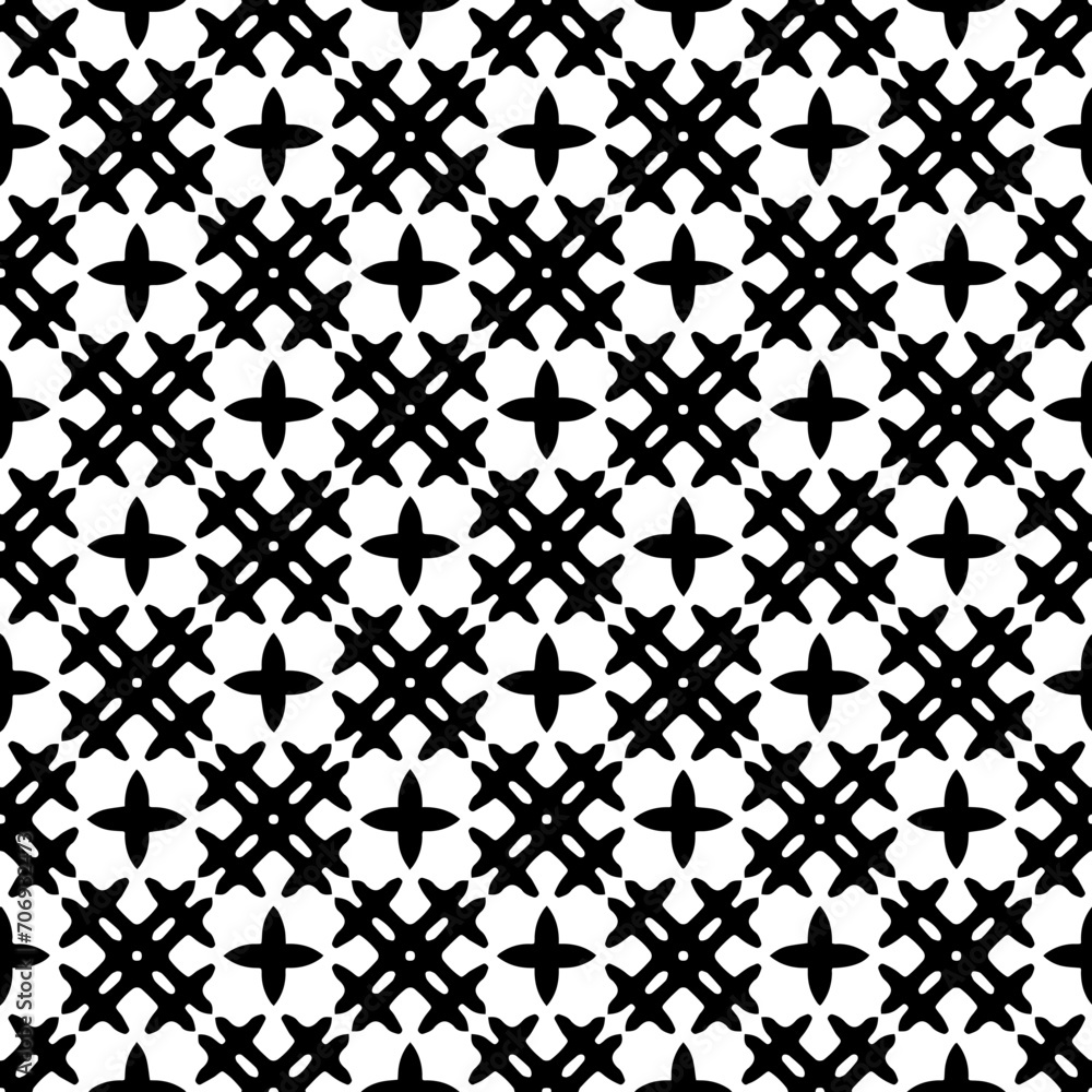 Monochrome pattern, Abstract texture for fabric print, card, table cloth, furniture, banner, cover, invitation, decoration, wrapping.seamless repeating pattern.Black and white color. Monochrome pattern, Abstract texture for fabric print, card, table cloth, furniture, banner, cover, invitation, decoration, wrapping.seamless repeating pattern.Black and white color.