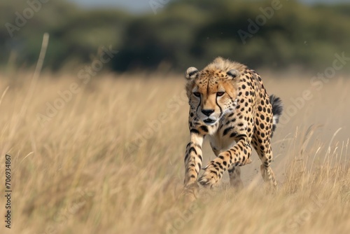 Cheetah in park