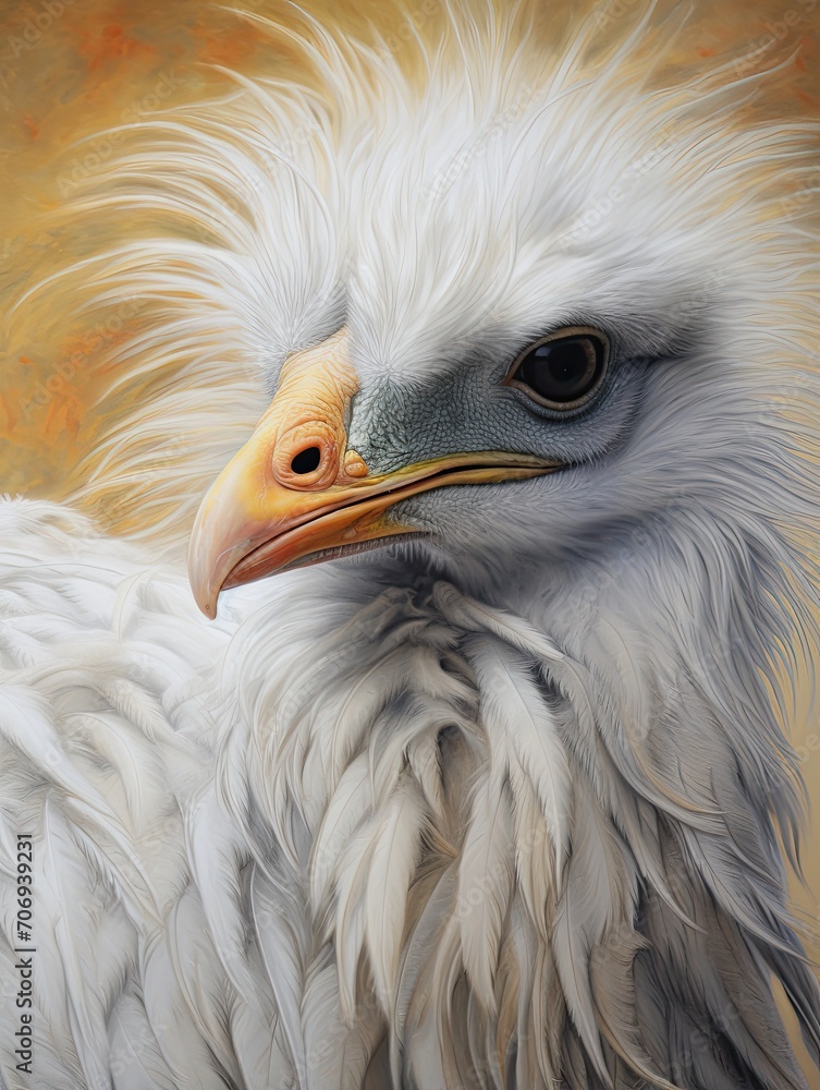 Country Farm Nature: Exquisite Ostrich Feathers in Serene Ranch Surroundings