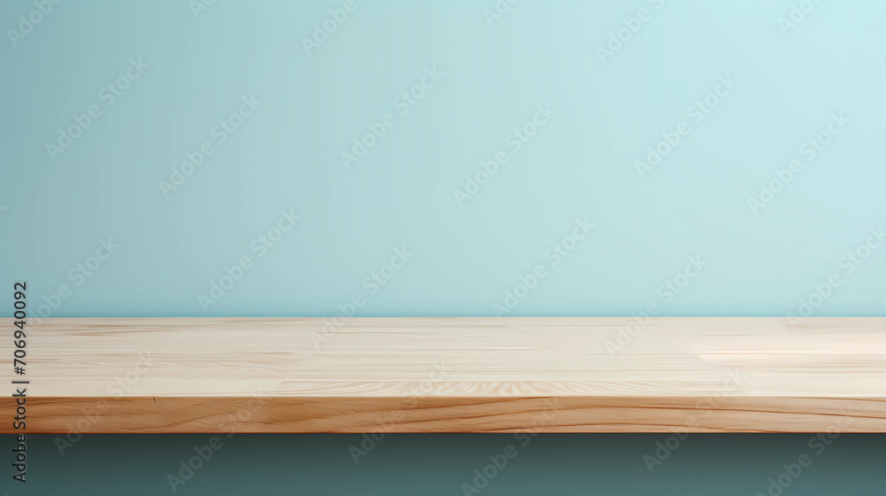 Empty wood table top and green wall for product display mock up background, template Empty wood table top and green wall for product display mock up background, template